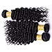 Oriental Show 8~30 inches 6A Brazilian Deep Wave, Pack of 3(Mixed Length), 100% Unprocessed Virgin Human Hair, 300g Total(100g Each), Natural Color