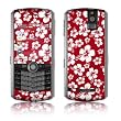 Aloha Red Design VERTICAL CAMERA Original Pearl 8110/ Pearl 8100 Cell Phone Protective Skin Decal Sticker