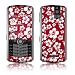 Aloha Red Design VERTICAL CAMERA Original Pearl 8110/ Pearl 8100 Cell Phone Protective Skin Decal Sticker