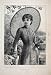1880 Lady Garden Parasol Beautiful Antique Fine Art