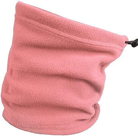 EA Unisex Fleece Winter Warm Athletic Outdoor Neckwear Snood Scarf Neck Warmer Pink