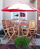 Eco Friendly Outdoor Patio Furniture Bar Set – Eucalyptus