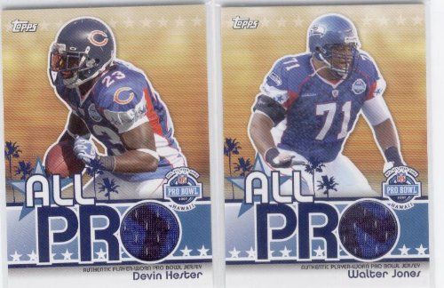 2007 Topps All Pro Relics #WJ Walter Jones - Seattle Seahawks (Piece of Authentic Pro Bowl Jersey - Football Cards)
