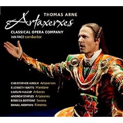 Thomas Arne: Artaxerxes