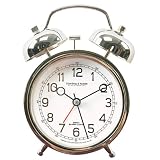 Double Bell Alarm Clock - Silver