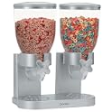 Double Dry Food Dispenser - Silver