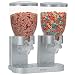 Double Dry Food Dispenser - Silver