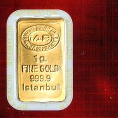 Gold Feingold Goldbarren 1g 1 Gramm Feinheit 999,9 LBMA-zertifiziert im Scheckkartenformat