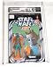 Star Wars Saga Collection Vintage Greedo AFA 85 Uncirculated Sealed in Graded Case