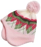 San Diego Hat Girls 2-6x Argyle Hat With Pom Pom Detail,Argyle,2-4 years