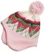 San Diego Hat Girls 2-6x Argyle Hat With Pom Pom Detail,Argyle,2-4 years