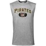 Majestic Pittsburgh Pirates Ash Contender Sleeveless T-shirt
