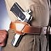 Galco Concealable Belt Holster With Open Muzzle For Beretta/Glock/Sig Md: JAK202B