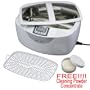 INDUSTRAL GRADE 160 WATTS 5.29PINTS DIGITAL HEATED ULTRASONIC CLEANER + FREE Cleaning Concentrate Powder Included!