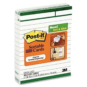 3M Post-it Sortable Cards by 3M