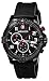 Wenger Men's 77053 Squadron Chrono Black Ion-Plating Rubber Strap Watch