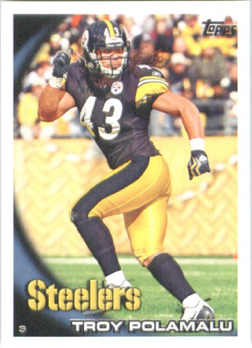 2010 Topps #106 Troy Polamalu - Pittsburgh Steelers (Football Cards)