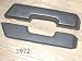 1972-1972 Chevrolet Pickup Black Replacement Arm Rest Fronts Only replaces OEM
