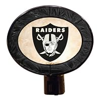 Oakland Raiders Art Glass Night Light