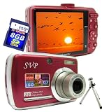 SVP Xthinn-737, 7.0MP, CCD Panasonic Sensor with 3x Optical zoom, 3 TFT LCD (Free-8GB SDHC Card, a Sturdy Tripod)