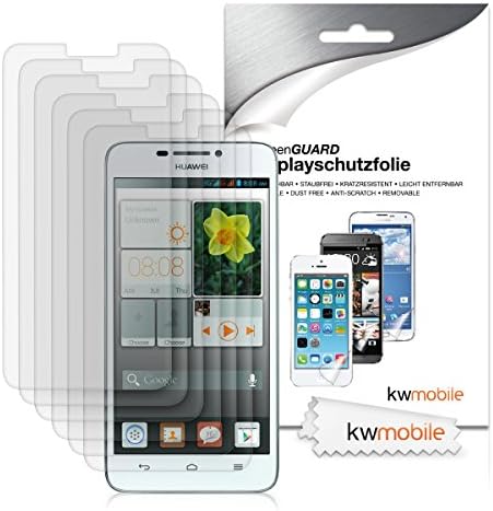 6x kwmobile® screen protector MATT and ANTI-GLARE, resistant against finger prints for Huawei Ascend G630 - PREMIUM QUALITY