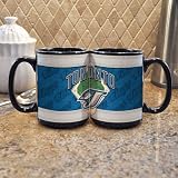MLB Toronto Blue Jays 15-Ounce Black Felt Mug (2 Pack)