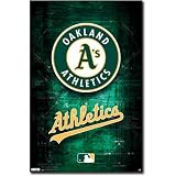 (22x34) Oakland Athletics Logo 2011 Sports Poster Print