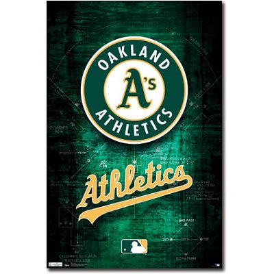 (22x34) Oakland Athletics Logo 2011 Sports Poster Print