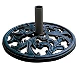 Arden Under table Cast IronUmbrella Base, 45 Pound, Black