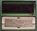 Zentrum Studios Etched Copper Bookmark-#3 BROOK TROUT/FLY-OLD PENNY-Boxed