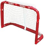 Mylec Pro Style Mini Steel Hockey Goal, Red