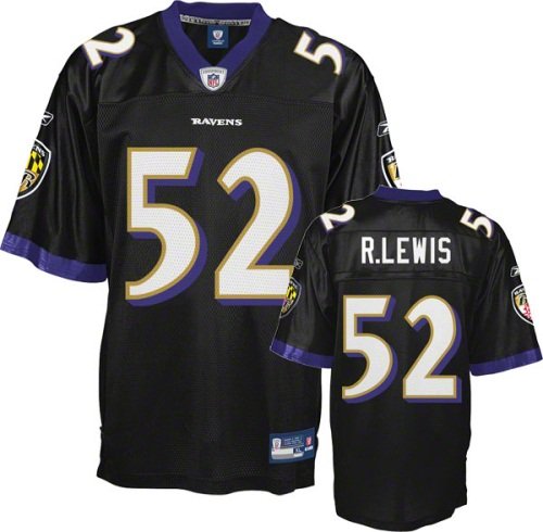 Reebok Baltimore Ravens Ray Lewis Replica Alternate Jersey Extra Large
