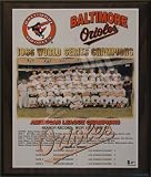 Baltimore Orioles Large Healy Plaque - 1966 World Series Champs