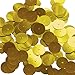 Round Sequin 15mm Medium Gold Metallic Couture Paillettes