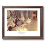 Degas Tutu Ballet Rehearsal Picture Framed Art Print