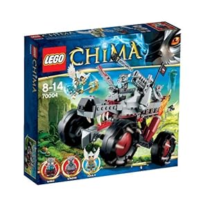 Lego Legends Of Chima - Playthèmes - 70004 - Jeu de Construction - Le Tout-Terrain Loup de Wakz