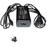 HQRP AC Power Adapter for Sony HandyCam DCR-DVD610E, DCR-DVD650E, DCR-DVD710E, DCR-DVD7E, DCR-DVD910E Camcorder - (incl. USA Plug & Euro Adapter)