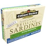 Big Save Crown Prince Natural Two Layer Brisling Sardines in Extra  Virgin Olive Oil, 3.75-Ounce Cans (Pack of 12) by Crown Prince