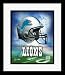 Detroit Lions NFL Team Logo and Football Helmet Collage Framed 8 x 10 Photograph