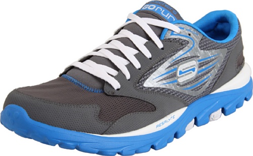 SKECHERS GOrun Herren Laufschuhe, Grau/Blau/WeiÃ?, 44.5