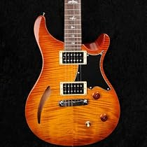PRS SE Custom Semi-Hollow Vintage Sunburst Electric Guitar with Gigbag