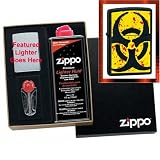 Zippo Lighter Hazardous, Black Matte