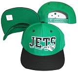 New York Jets Wave Green/Black Plastic Snapback Adjustable Plastic Snap Back Hat / Cap
