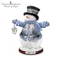 Thomas Kinkade Victorian Christmas Snowman Figurine by The Bradford Editions