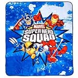 Disney Marvel Super Hero Squad Fleece Throw Blanket