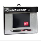 Detroit Red Wings Bi-Fold Wallet and Pen Set