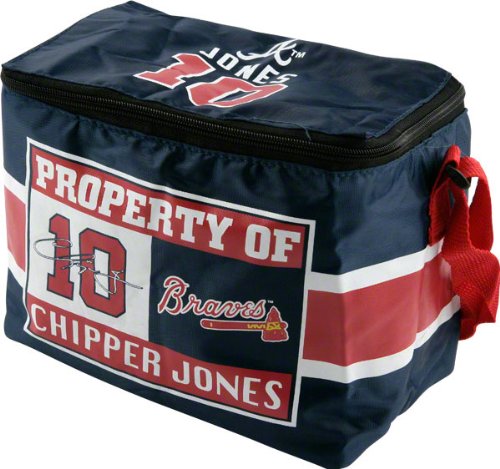 Chipper Jones Atlanta Braves Lunch Bag: 6 Pack Zipper Cooler