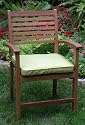 Premium Outdoor Dining Chair Cushion Pad - Kiwi Green