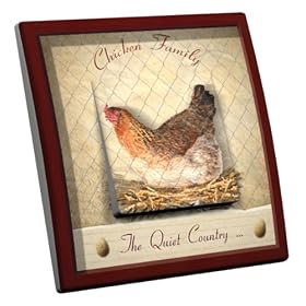 INTERRUPTEUR DECORE - D�coration Cuisine - Decorupteur� Poule - Interrupteur simple va&vient