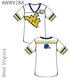 West Virginia - Away Jersey Nightshirt Tunic